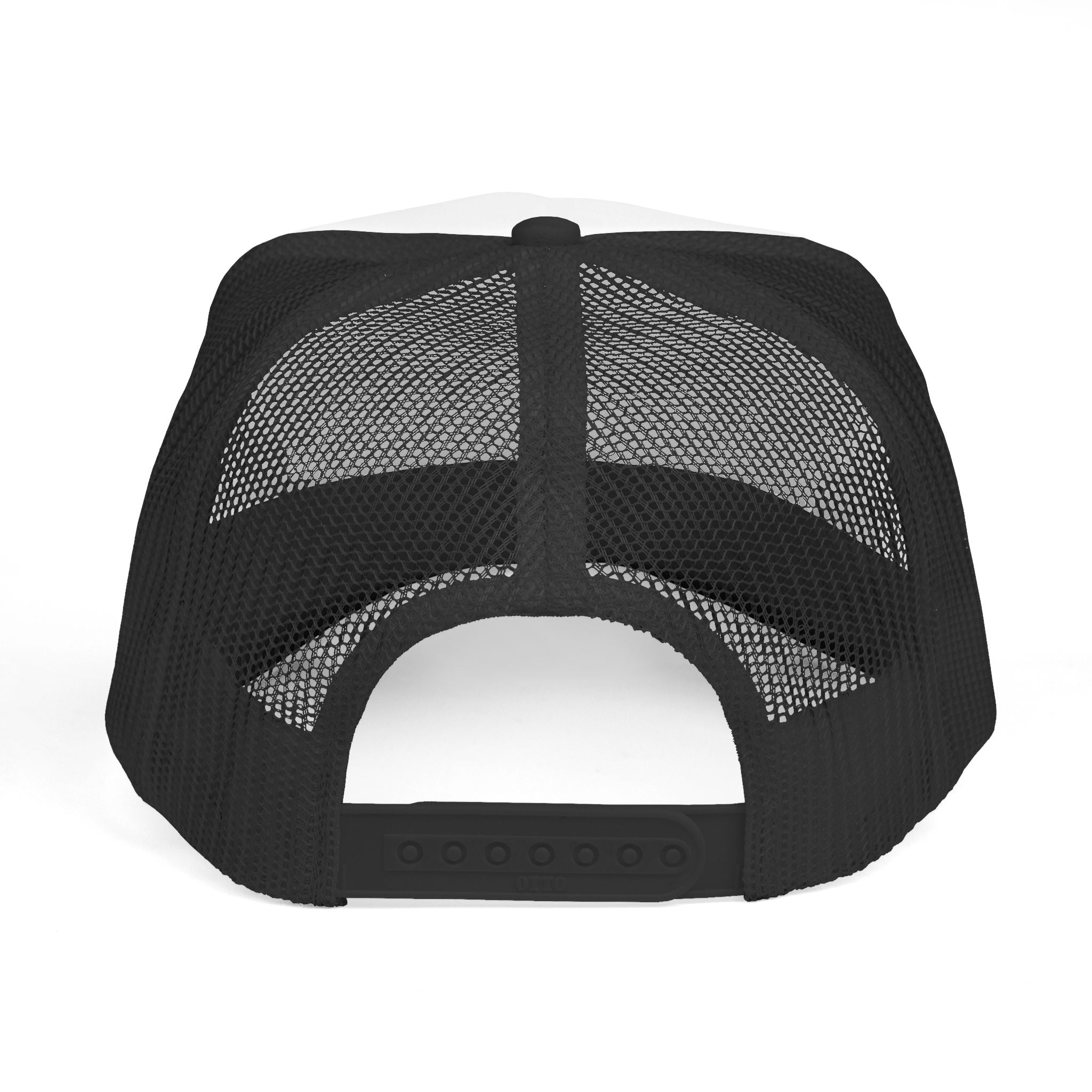 Trucker Cap — “Foreign Feeling” Gothic Patch Mesh Hat